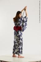 japanese woman in kimono with sword saori 15b